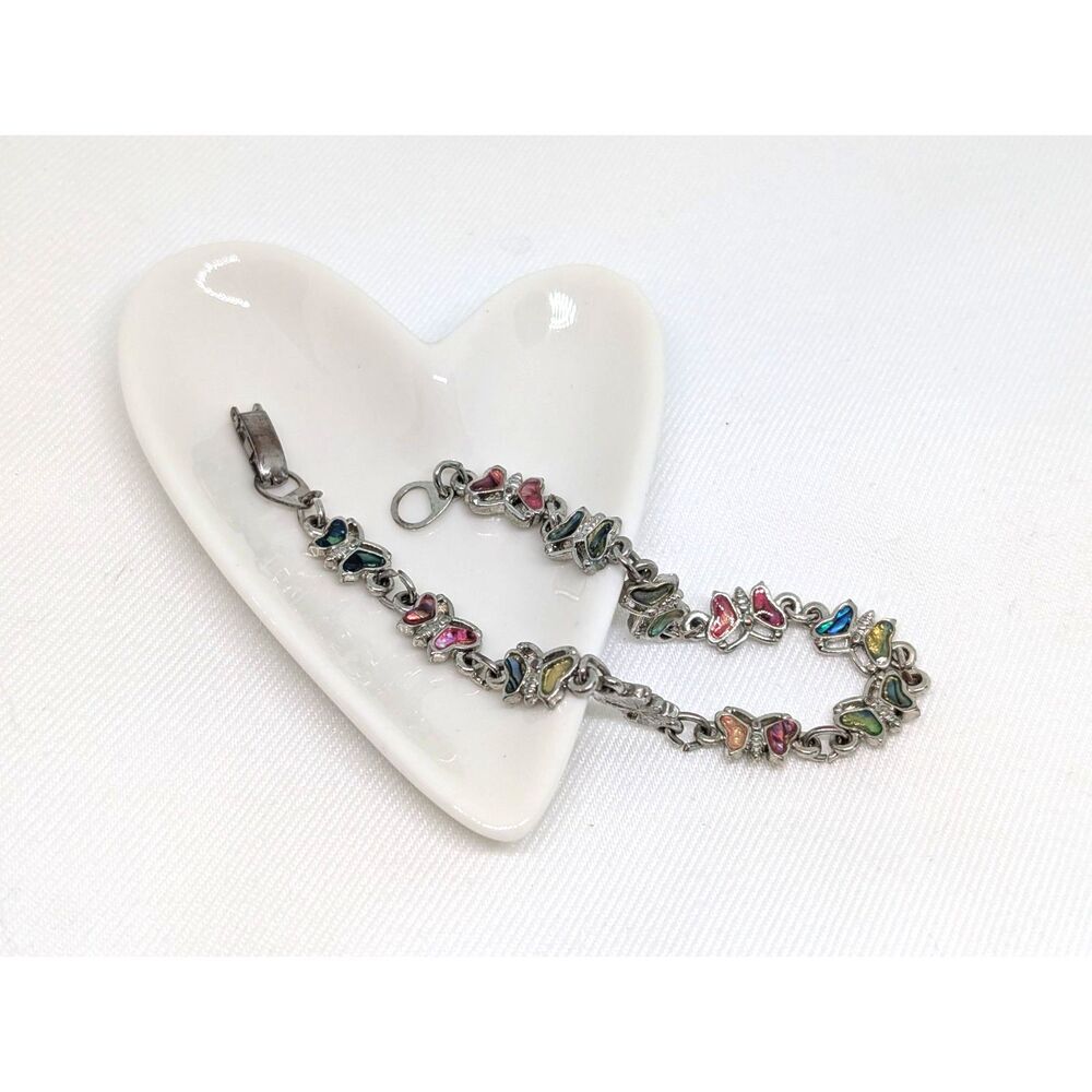 Abalone Butterfly Link Bracelet